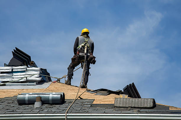 Professional Roofing technician working in Hunlock Creek, PA